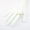 Picture of 14k Yellow Gold & Oval Cut Kunzite Solitaire Ring