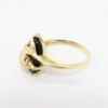 Picture of 10k Yellow Gold & Black Onyx Figural Dolphin Ring