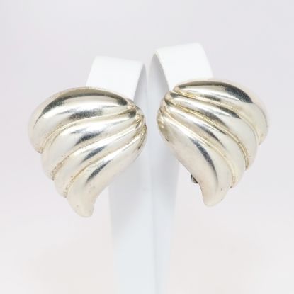 Picture of Vintage Henkel & Grosse for Christian Dior Sterling Silver Clip-On Earrings