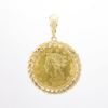 Picture of $10 Gold Liberty Coin Pendant, Dated 1886 with a 14k Yellow Gold Rope Bezel