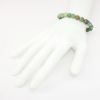 Picture of AXION Men's African Turquoise Beaded Bracelet with Sterling Silver Greek Key Accent 