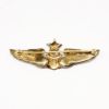Picture of Vintage 1940's Alfred Philippe Trifari Gilt Sterling Silver & Enamel WWII Sweetheart Wings Brooch