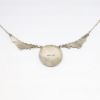Picture of Art Deco Era Sterling Silver & Guilloche Enamel 'Pierrot' Necklace 
