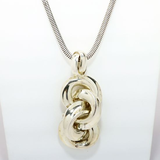 Picture of Vintage 1975 Henkel & Grosse Sterling Silver for Christian Dior Modernist Necklace
