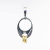 Picture of Vintage 1970's Pierre Cardin Sterling Silver & 14k Yellow Gold Pendant