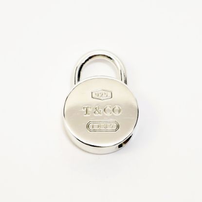 Picture of Tiffany & Co. Sterling Silver Circular Padlock Pendant