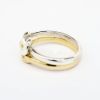 Picture of James Avery 'Lover's Knot' Ring in Sterling Silver and 14k Yellow Gold