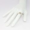 Picture of James Avery 'Lover's Knot' Ring in Sterling Silver and 14k Yellow Gold