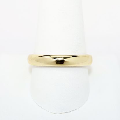 Picture of 14k Yellow Gold 4mm Men's Half Round Wedding Band