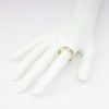 Picture of 18k Yellow Gold & Platinum Hammered Finish 5.5mm Men's Wedding Band