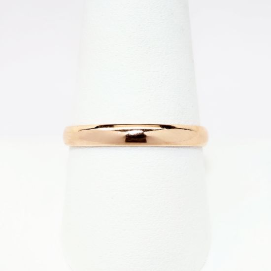 Picture of 14k Rose Gold 3mm Men's Wedding Band