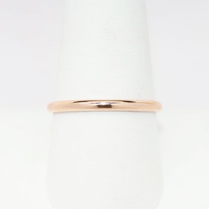 Picture of 14k Rose Gold 2mm Men's Wedding Band