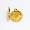 Picture of Early 20th Century 14k Yellow Gold Locket with Laurel Garland Motif