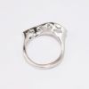 Picture of Modern 18k White Gold & Diamond Waved Ring with Heart & Star Cutouts 