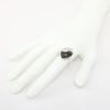 Picture of 14k White Gold Black & White Pavé Set Diamond Statement Ring