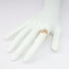 Picture of 14k Yellow Gold & Marquise Cut Diamonds Wave Shaped Ring