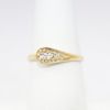 Picture of 14k Yellow Gold & Diamond Asymmetrical 'Wrap' Ring 