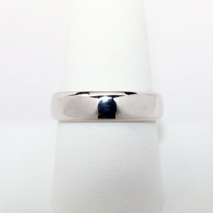 Picture of 14k White Gold Men's Classic 5mm Wedding Band
