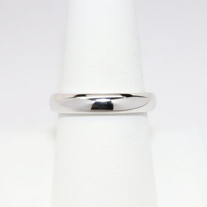 Picture of 14k White Gold Men's Narrow Wedding Band