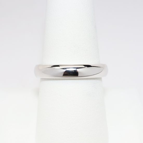 Picture of 14k White Gold Men's Narrow Wedding Band