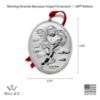 Picture of 2024 24th Edition Wallace Sterling Silver Grande Baroque Angel Ornament