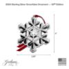 Picture of 2024 55th Edition Annual Gorham Sterling Silver Snowflake Ornament