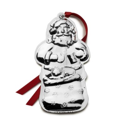 Picture of 2024 8th Edition Wallace Sterling Silver Santa Ornament
