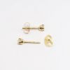 Picture of 14k Yellow Gold & 0.20ct Diamond Solitaire Stud Earrings