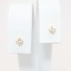 Picture of 14k Yellow Gold & 0.20ct Diamond Solitaire Stud Earrings