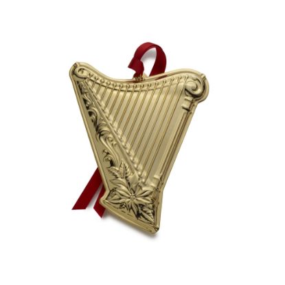 Picture of 2024 3rd Edition Wallace Gold Plated Harp Ornament