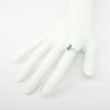 Picture of 14k Two-Tone Gold, Emerald and Diamond Bypass Ring