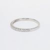 Picture of Delicate 14k White Gold & Diamond Wedding Band