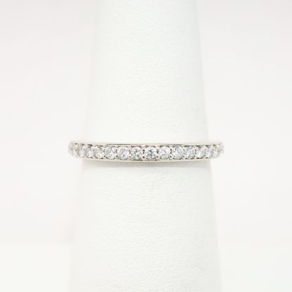 Picture of Delicate 14k White Gold & Diamond Wedding Band