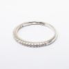 Picture of Classic 14k White Gold & Diamond Wedding Band