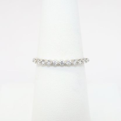 Picture of 14k White Gold & Diamond Wedding Band