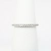 Picture of Delicate 14k White Gold & Diamond Wedding Band
