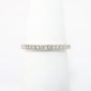 Picture of 14k White Gold Diamond Wedding Band with Milgrain Edging 