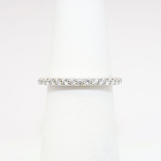 Picture of 14k White Gold & Diamond Wedding Band