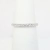 Picture of Delicate 14k White Gold & Diamond Wedding Band