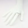 Picture of 14k White Gold, Blue Sapphire and Diamond Wedding Band