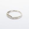 Picture of 14k White Gold & Diamond Contoured Wedding Band