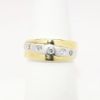 Picture of 18k Two-Tone Gold & Burnish Set Diamond Ring