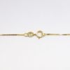 Picture of 14k Yellow Gold, Cobalt Enamel, Diamond, Pearl & Sapphire Renaissance Revival Cross Pendant Necklace