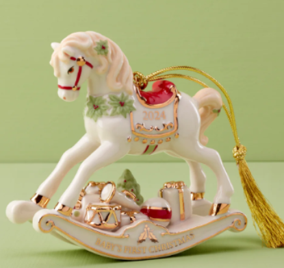 Picture of 2024 Lenox Vintage Rocking Horse Ornament