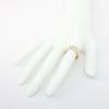 Picture of Men's 14k Two-Tone Gold Weddings Band with Burnish Set Diamond Accents