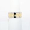 Picture of Men's 14k Two-Tone Gold Weddings Band with Burnish Set Diamond Accents