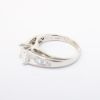 Picture of 14k White Gold & Square Brilliant Cut Diamond Engagement Ring