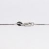 Picture of 14k White Gold & Diamond Anchor Pendant Necklace 