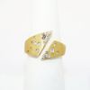 Picture of Confetti Collection 14k Yellow Gold & Diamond Bypass Ring