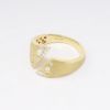Picture of Confetti Collection 14k Yellow Gold & Diamond Bypass Ring
